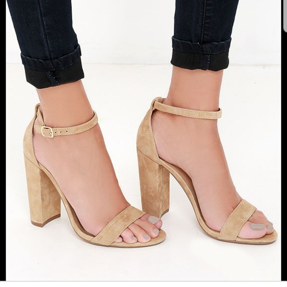 Steve madden carrson suede heels